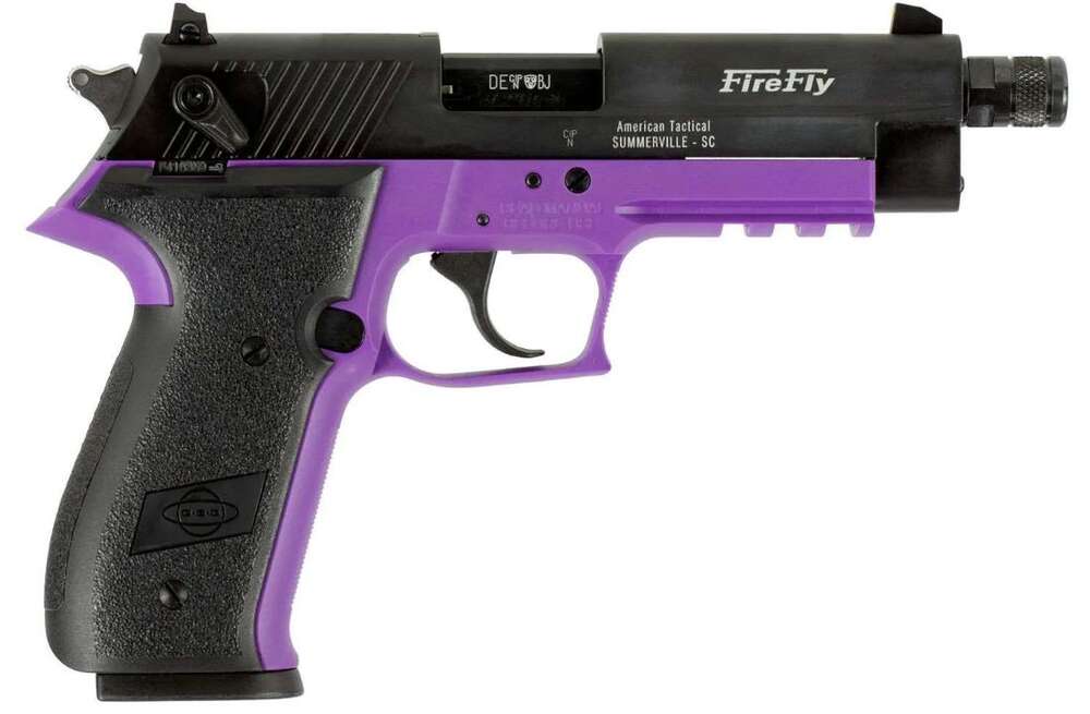 Handguns American Tactical Imports Ready Series 22LR ATI GSG FIREFLY HGA .22LR PURPLE 4.9in BL THREADED 10RD • Model: Ready Series